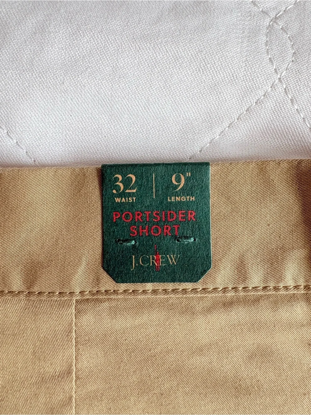 J. Crew Portsider Classic Tan Chino Shorts